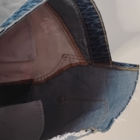 BDG Urban Outfitters Patchwork Mini Denim Skirt with Floral and Plaid Details XS - Picture 12 of 15